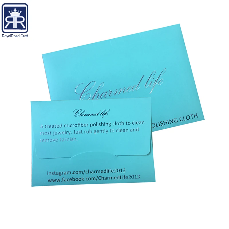 18053103 professional jewelry cleaning packing sets suede jewelry pouch cleaning cloth anti-tarnish for silver