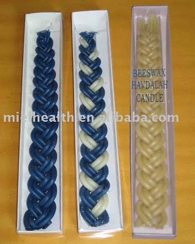 
Свеча из пчелиного воска Havdalah 