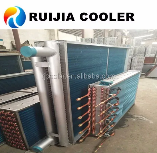 Copper pipes cooler and air to water refrigerant heat exchanger tube condenser radiator