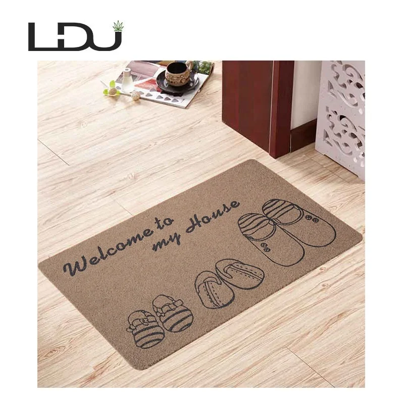 Custom Doormat Washable Doormat Manufactory Nylon Printed Garage Mat Door Mat Coir