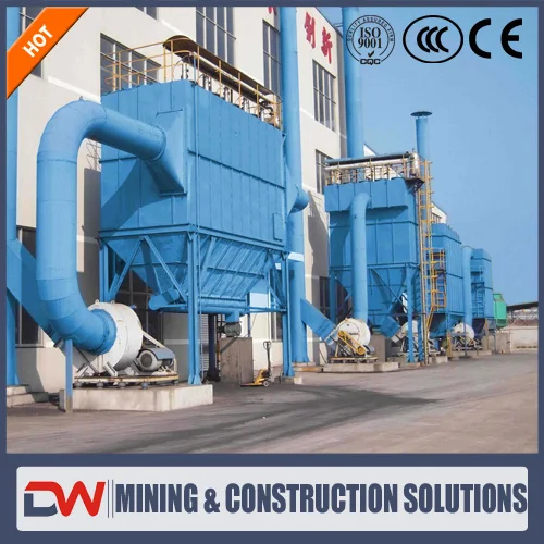 Rotary Drum Dry Rotary Kiln machine use Wet Scrubber Cyclone filter bag pulse Dust Collector Machine