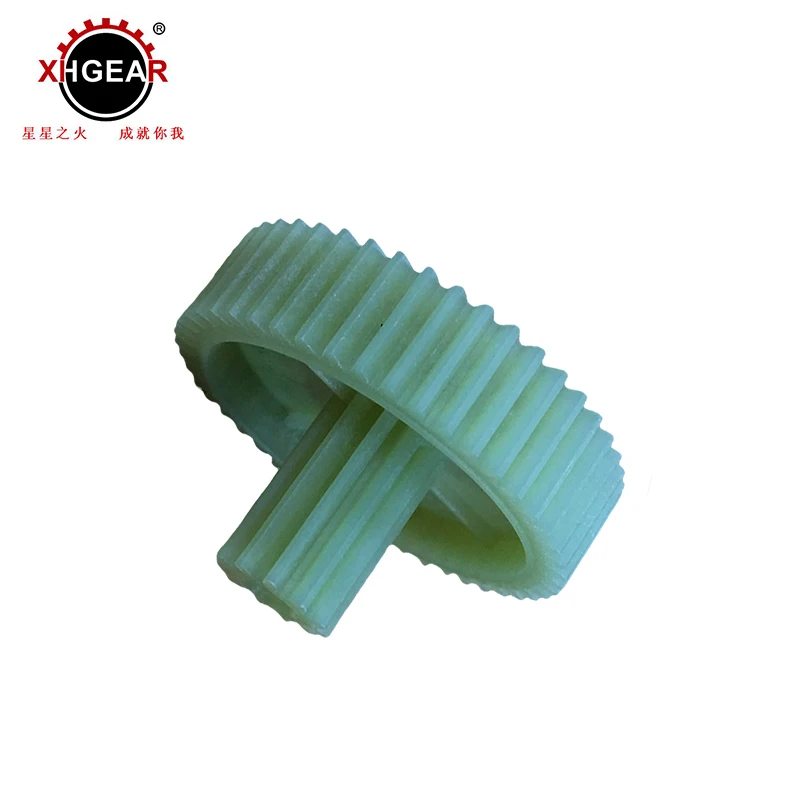 Прямой стандартный размер легкий двойной нейлон пластик Spur Gear