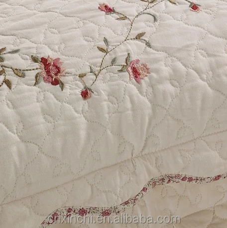 
Comfortable Bed Polyester Filled quilted fabrics wholesale 