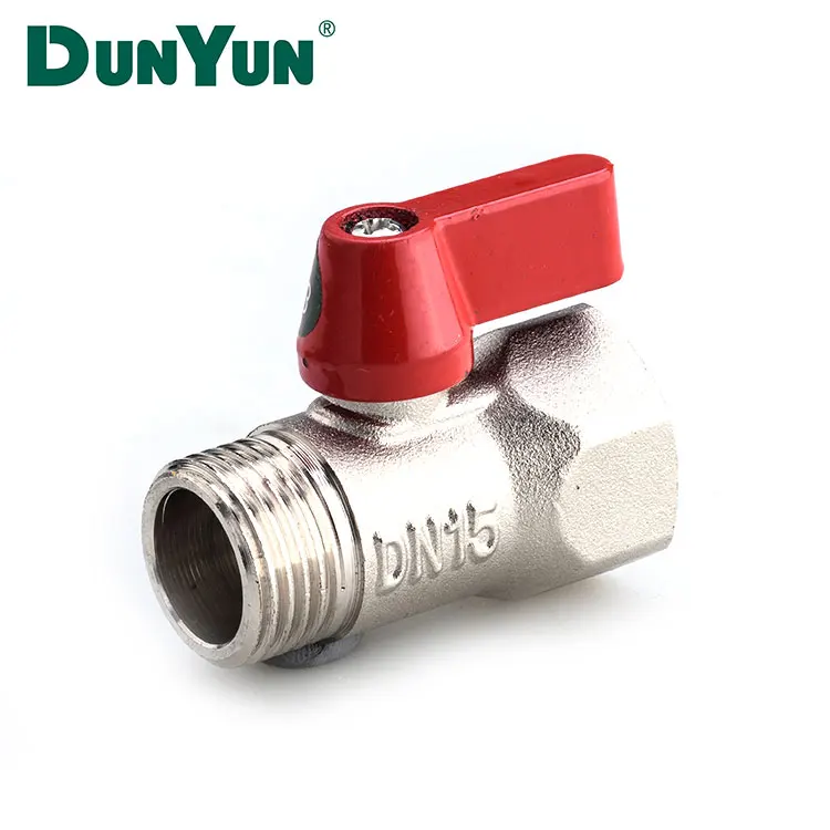 Wholesale High Quality 1/2 Mini Thread Brass Ball Valve