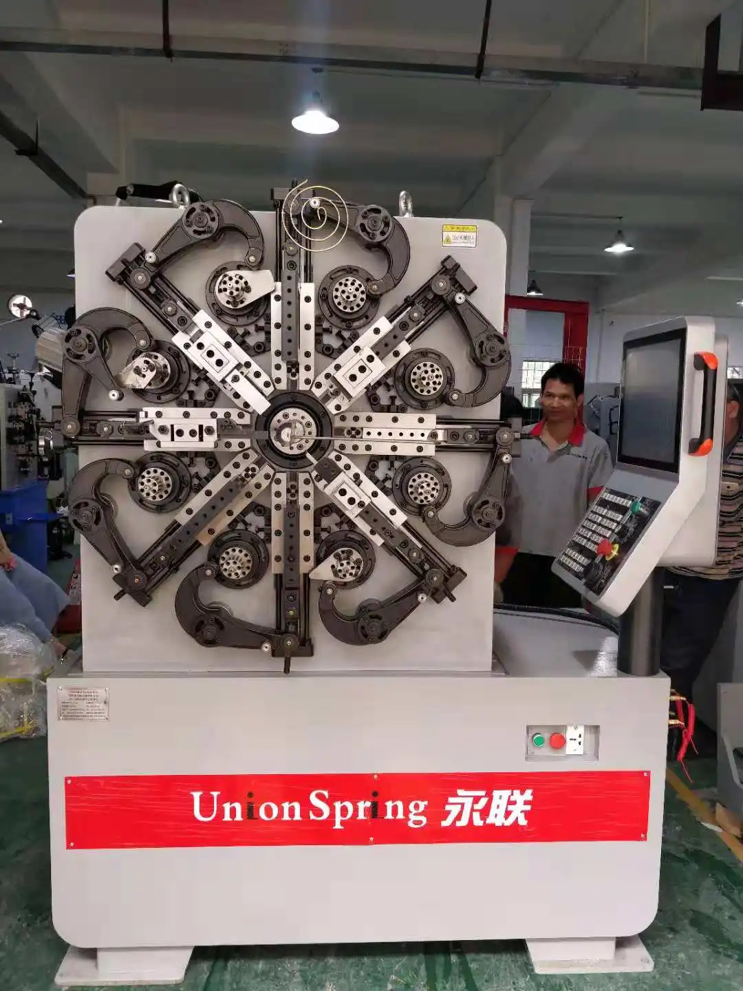 fishing hook CNC spring machine 0.8-3.5mm wire cnc machinery used to make springs