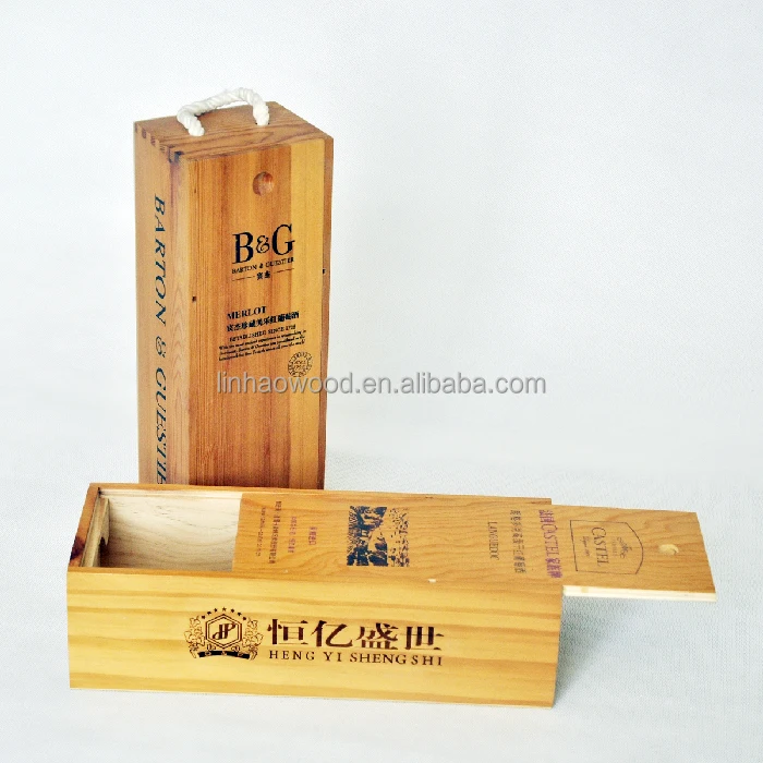 Деревянные подарочные коробки для пивных бутылок, деревянная коробка для вина