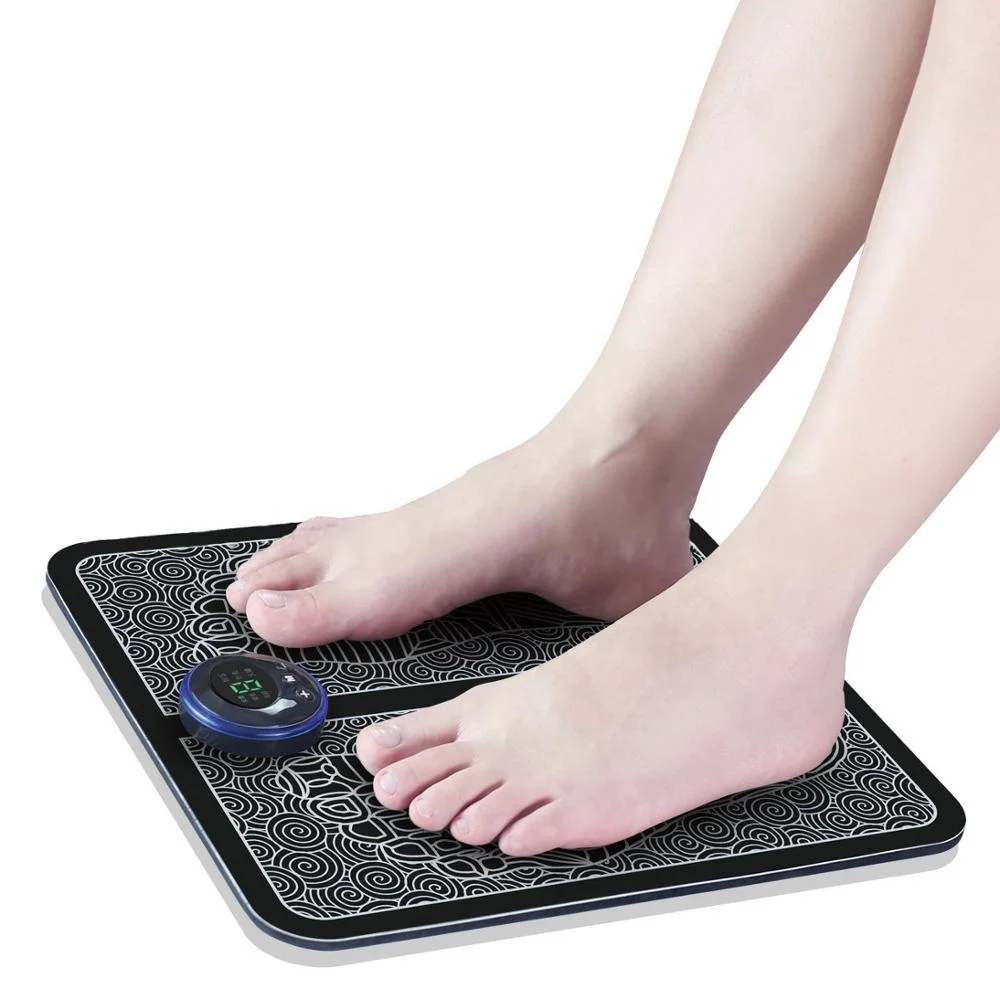 
1Pc EMS Foot Massager Reflexology Massage Pad Square Foot Massager Cushion for Relax Body Pain Health Care 