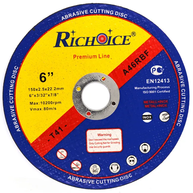 RICHOICE 5 inch 125mm Abrasive cutting disc Metal Cutting Wheel