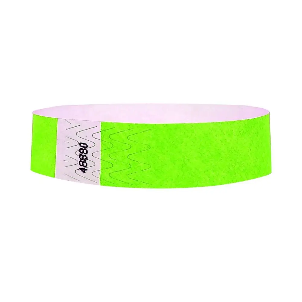 wholesale cheap custom inkjet Printable Tag Disposable waterproof cheap Tyvek Paper sheet Wristbands printing bracelet