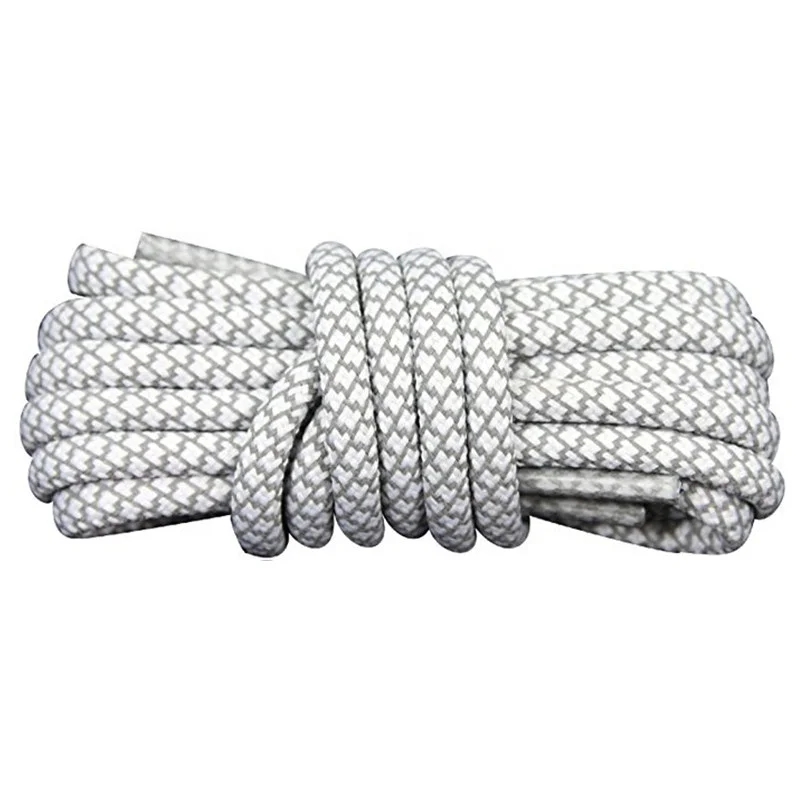 
2021 Fuzhou YiLong 3M Reflective Shoelaces Reflective Round Shoe Laces 22 Colors Colorful Safe Shoelace for Sneakers 