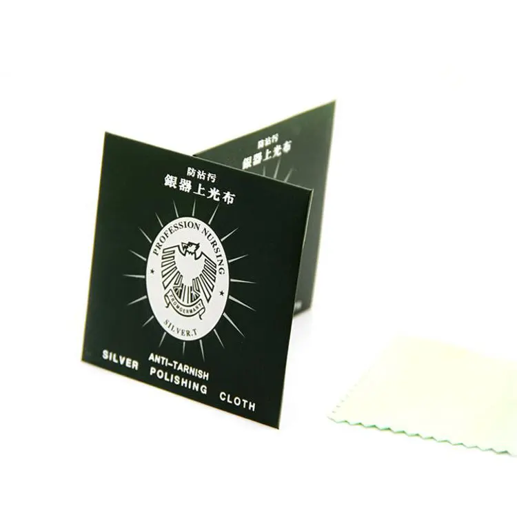 
Custom Size And Print Logo Anti-Tarnish Wholesale Jewelry Polishing Cloth 