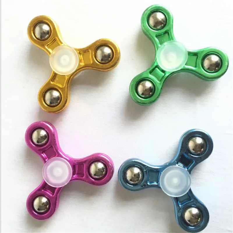Гальванизированный гироскоп для пальцев Пять бусин спиннинг Детские горячие продажи игрушки оптом производители гироскопа для пальцев