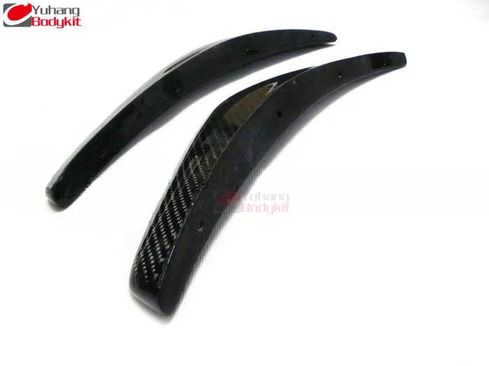 For 2002-2005 Fairlady Z33 350Z Nismo Version 2 Style  Carbon Fiber Front Bumper Canard