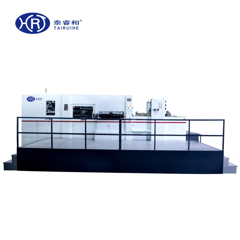Automatic Corrugated Cardboard Box Corrugated Flute Box Making Machine Die Cutting Machine With Stripping