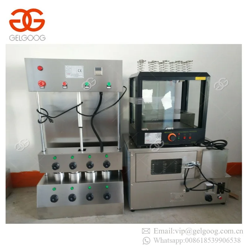 Hot Sale Wafer Cone Maker Kono Pizza Cono Forming Making Molding Machine Pizza Cone Equipment