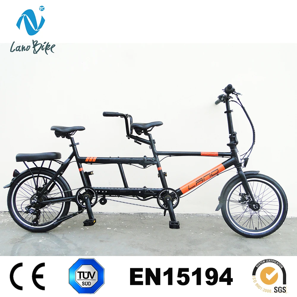 
20inch folding 2 seat electric bike 250 watt 500w for 2 persons en15194 wholesale 