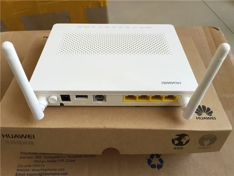 TF Huawei Hs8545m/Hg8546h/Hg8247h 1GE+3FE+1POTS+1USB+WIFI Gpon ont for fiber optic network router