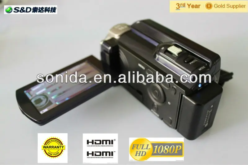 Новые тонкий цифровая видеокамера для рекламных сувениров с HDMI выход