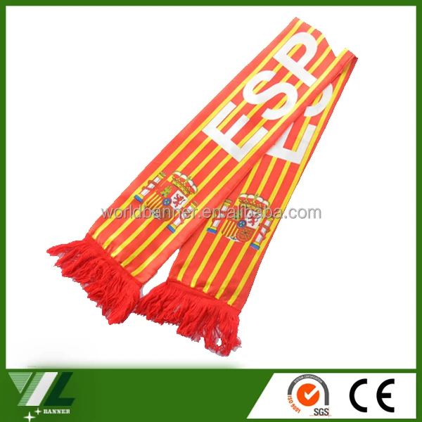 
National football cheering knitting custom scarf 