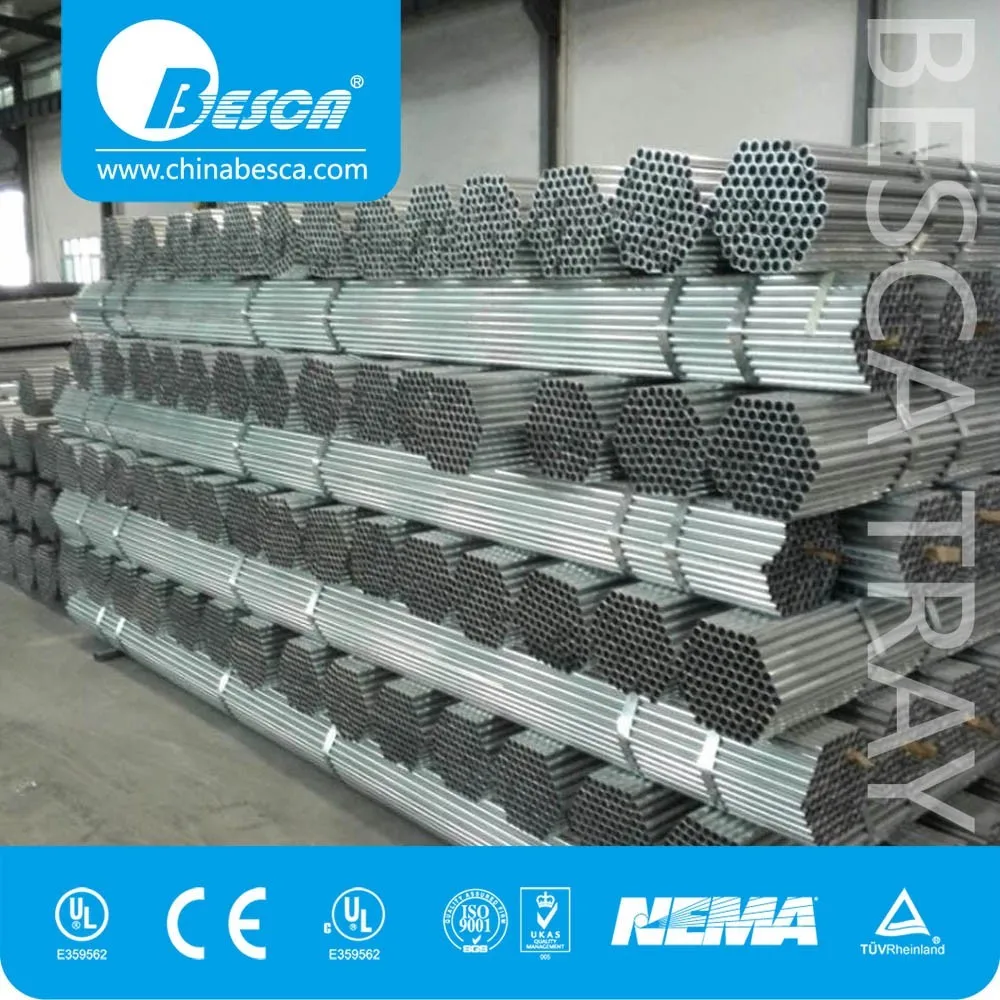 
Galvanized Zinc Coated EMT Standard Cable Conduit Manufacture 