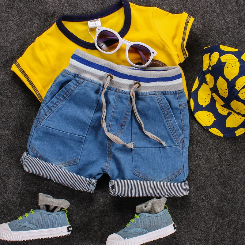 
2017 fashion good denim children shorts best quality boy jeans denim short hot pants 