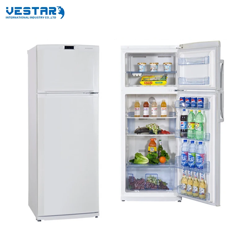 350L 110V double door refrigerator small size price