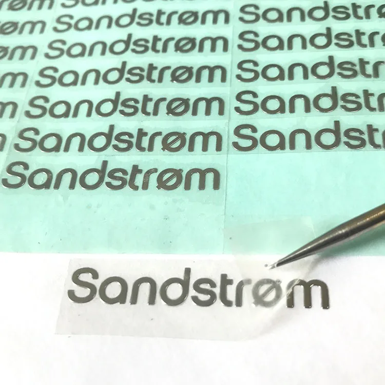 Nickel Automotive Sticker Car Badge Logos Letter 3D Moto Decal Decorative sticker