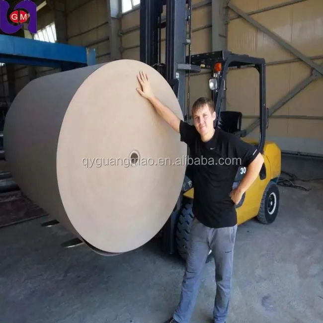 1575mm kraft paper liner making machine 10 tons a day jumbo roll making complete production line