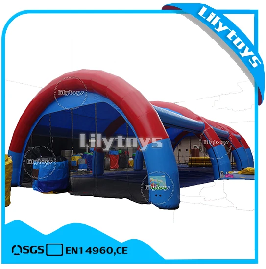 
 Горячие продажи надувные палатки используются для игры в бадминтон или бункер игры  
