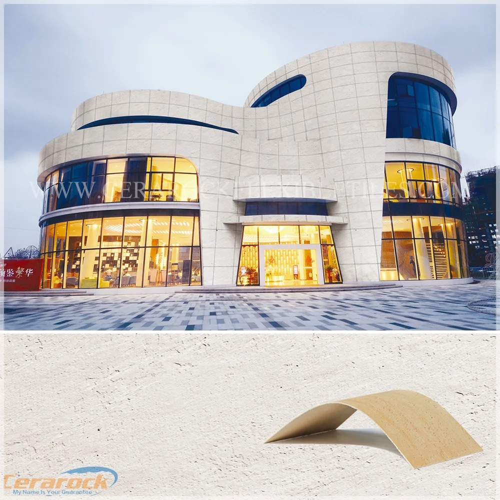 Low price flexible clay wall tile stone finish - Slate