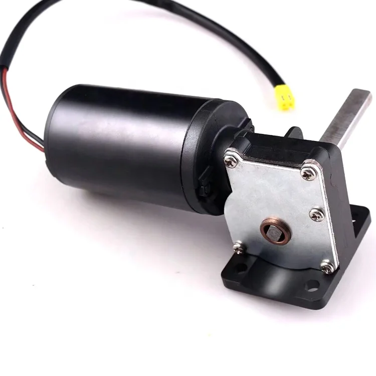 Big torque low rpm stainless steel 24v dc worm gear motor