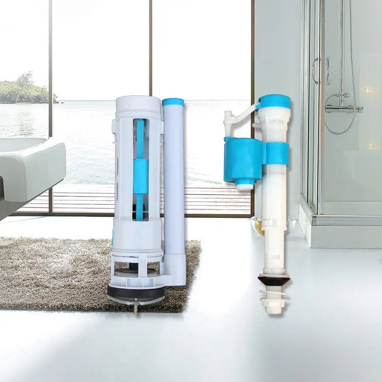 Toilet High quality flush fittings flush valve for one piece wc toilet cistern fittings