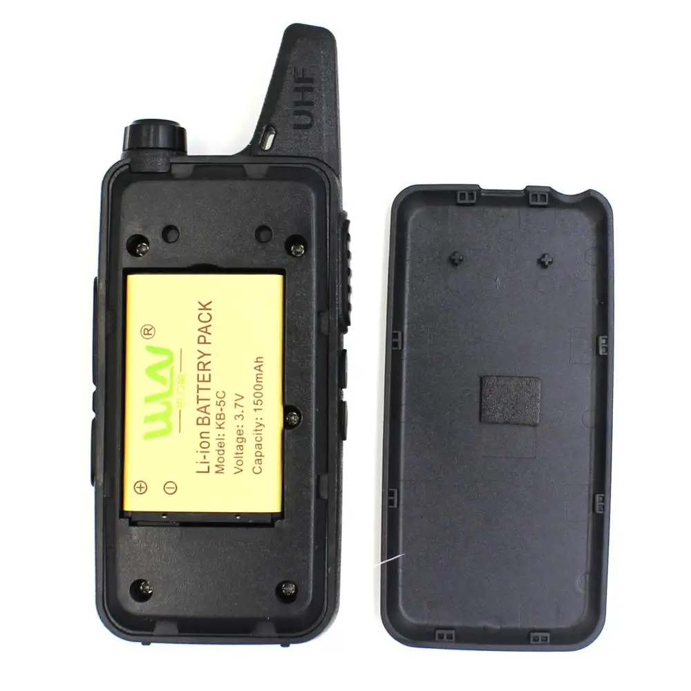 1 Km Range 2x Mini Hand Held Two Way Radio Wln Kd-c1 Portable Uhf 400-520mhz 5w Power 16 Channel Kdc1 Transceiver Walkie Talkie