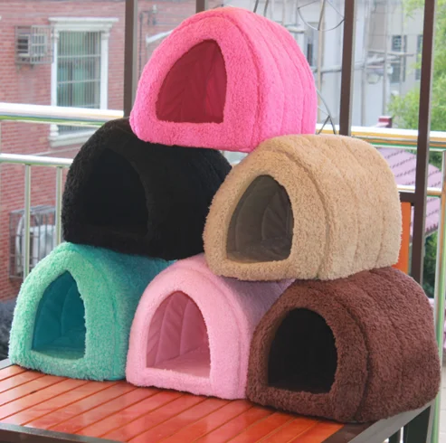 DXL Winter Warm Soft Plush Pet House for Puppy Cat Dog Comfortable Pet Sofa
