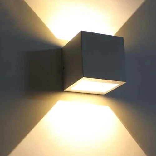 Настенный светильник вверх вниз 6 Вт декоративный куб светодиодный настенный