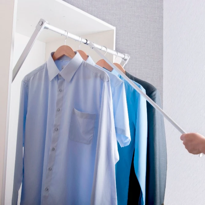 
Wardrobe accessories Retractable lifting Clothes hanger in Cabinet 