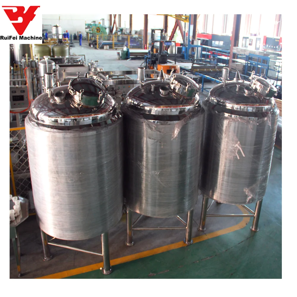 Refrigerated Or Heated Mixing Tank With Top Agitator