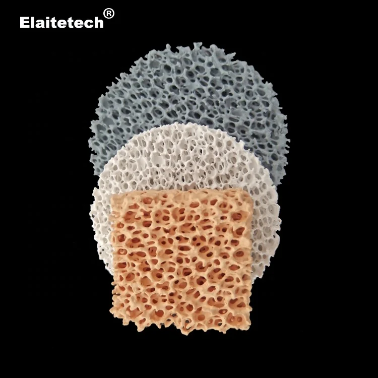 Ceramic foam filter for foundry industry in china