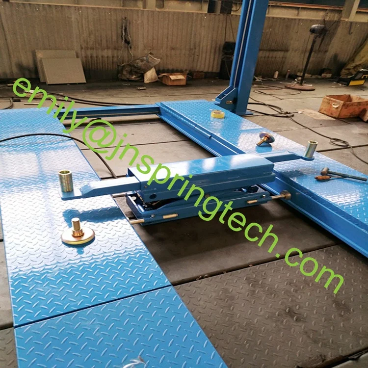 CE approved 3.5T 4 post scissor car lift for wheel alignment
