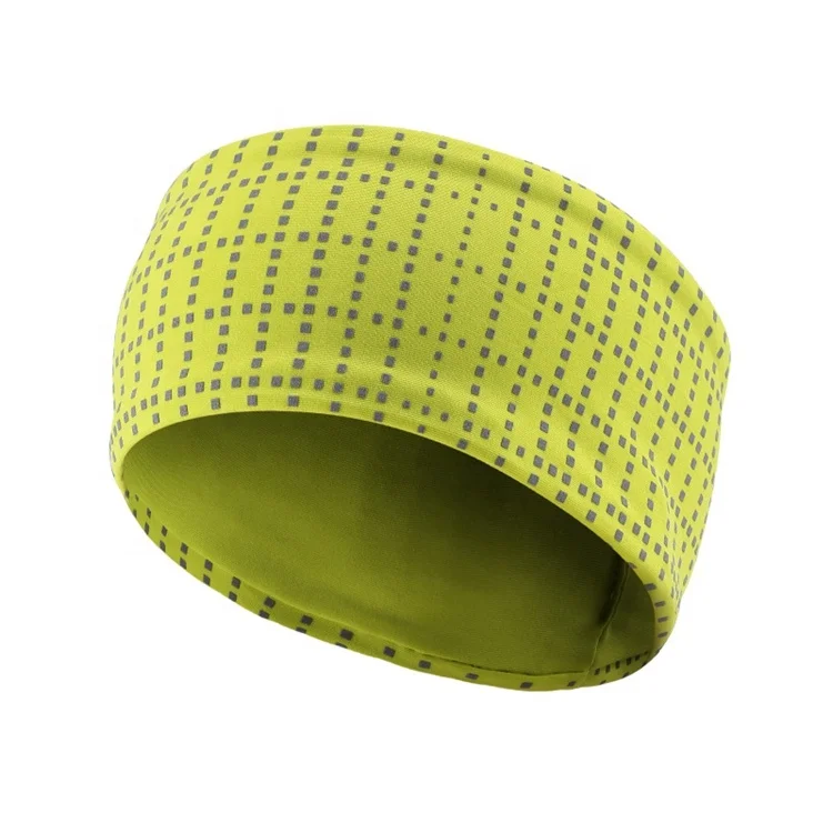 Reflective headband Yoga Stretch Hair Band fashionable sports headband running sweat band  TD-1044