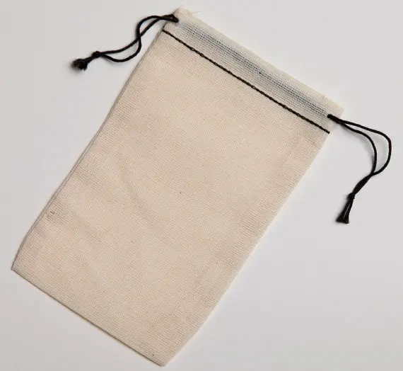 drawstring bag cotton fabric pouches
