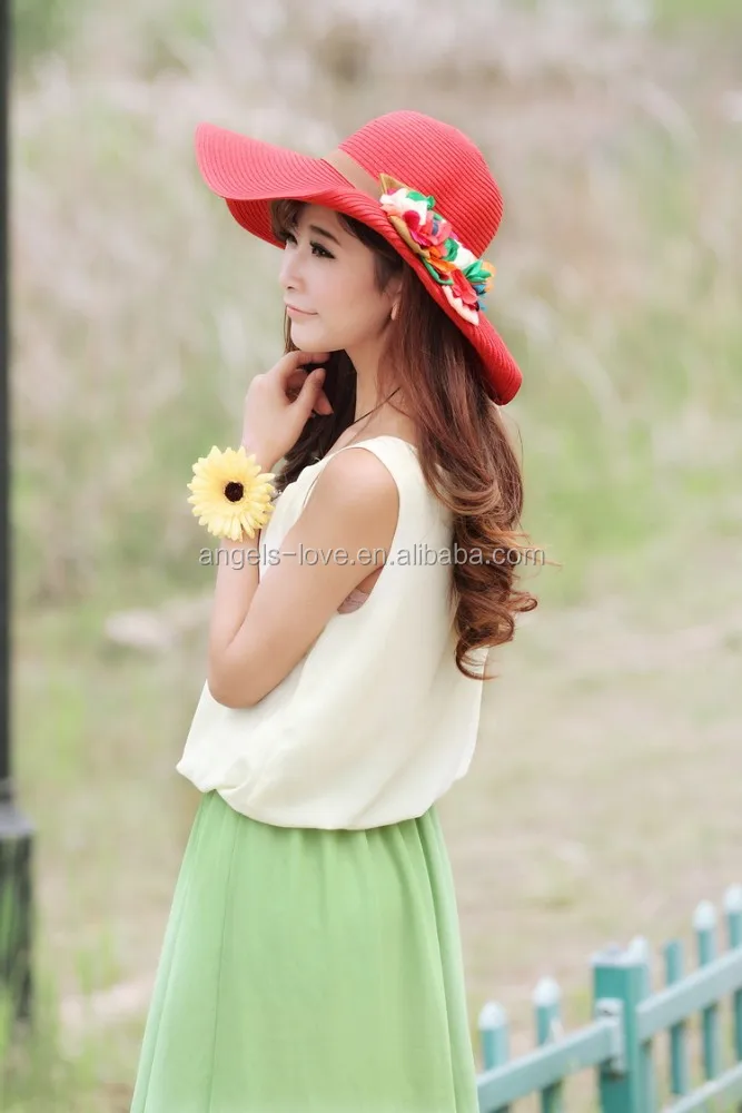 New design cheap ladies straw hat sombrero straw hat wholesale paper straw hat
