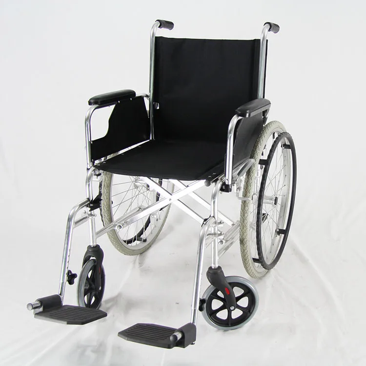 lightweight detachable armrest and footrest folding wheelchair for dubai market RJ-W808L