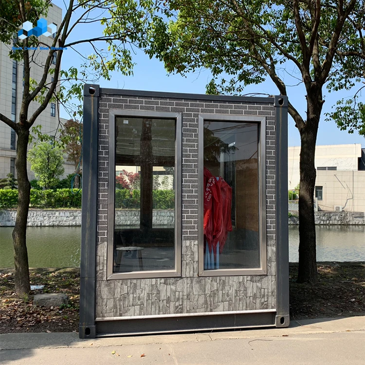 chinese modern modular low price prefab light steel structure frame flat pack insulated furnished container boat house