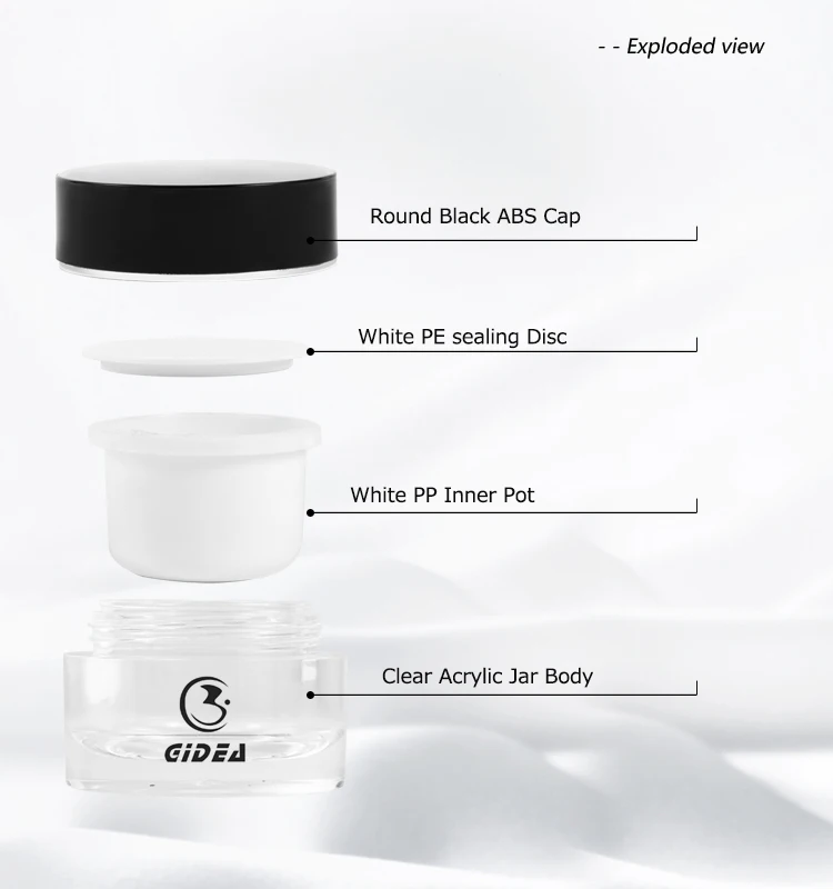 Недорогая цветная красивая Косметическая банка 10 г