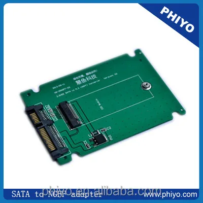 
2.5 inch SATA To NGFF (M.2) ssd adapter, 2.5 inch SATA To NGFF (M.2) convertor, 2.5 inch SATA To NGFF (M.2) riser card, phiyo 