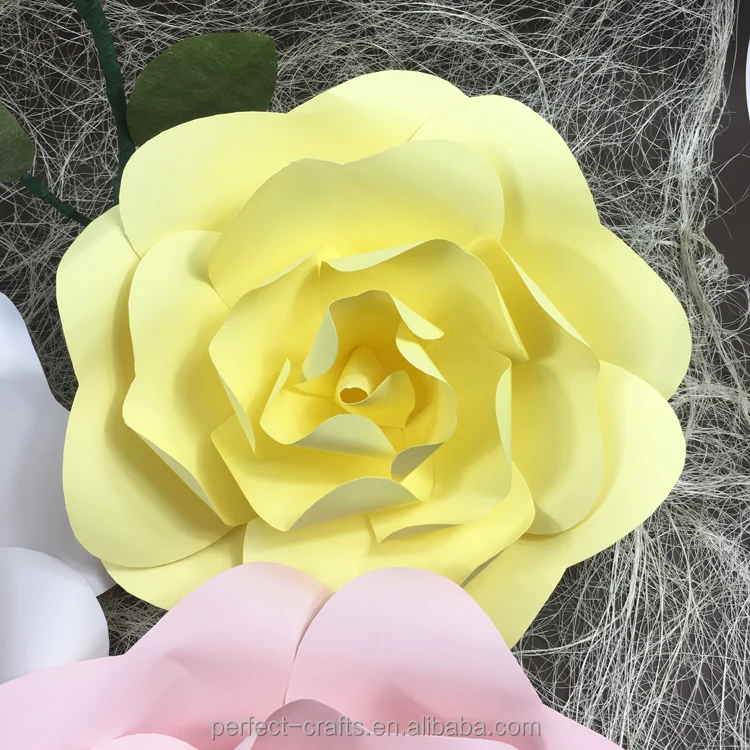 Handmade paper flowers for stages decor