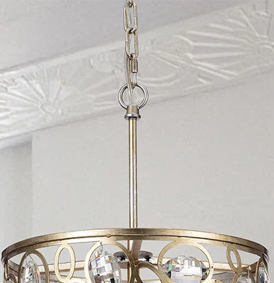 
Wholesale beaded chandelier crystal prisms vintage edison square pendant lamp large modern crystal chandelier lighting 