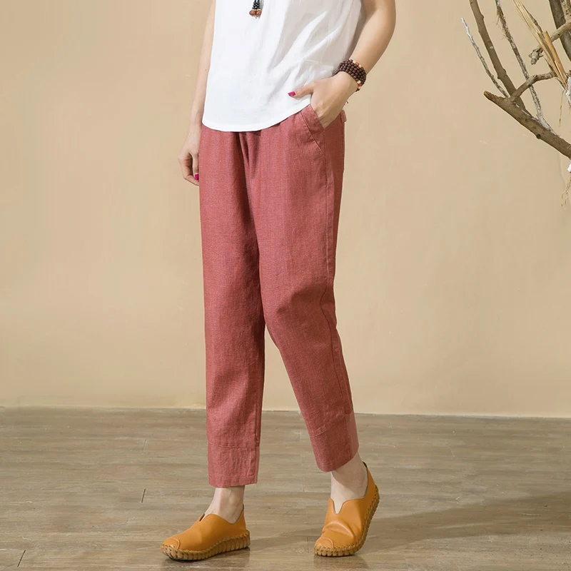 About This Item Waist has a wonderfully wide band instead of the slim elastic that curls up and rolls up around waist after little while. love the wide band waist, elastic legs/ankles and all colors!/5().