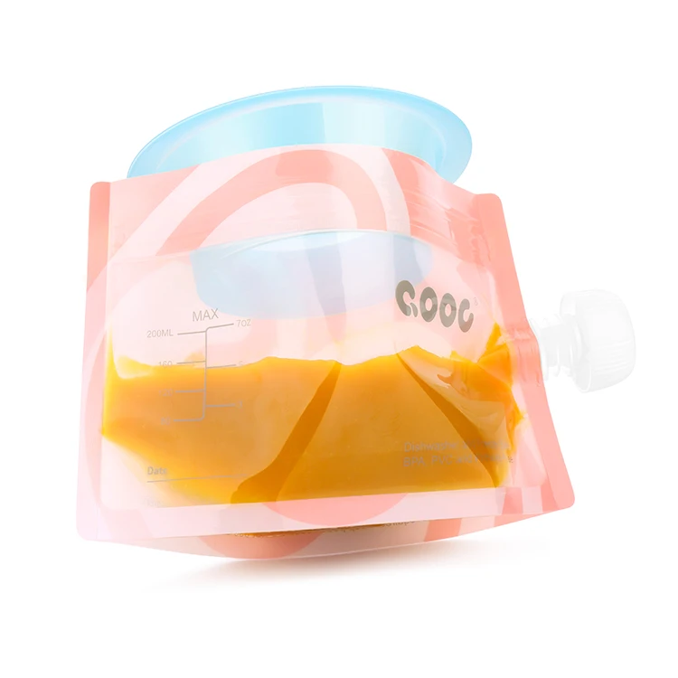 
Popular Color Environmental Reusable Baby Food Pouch 